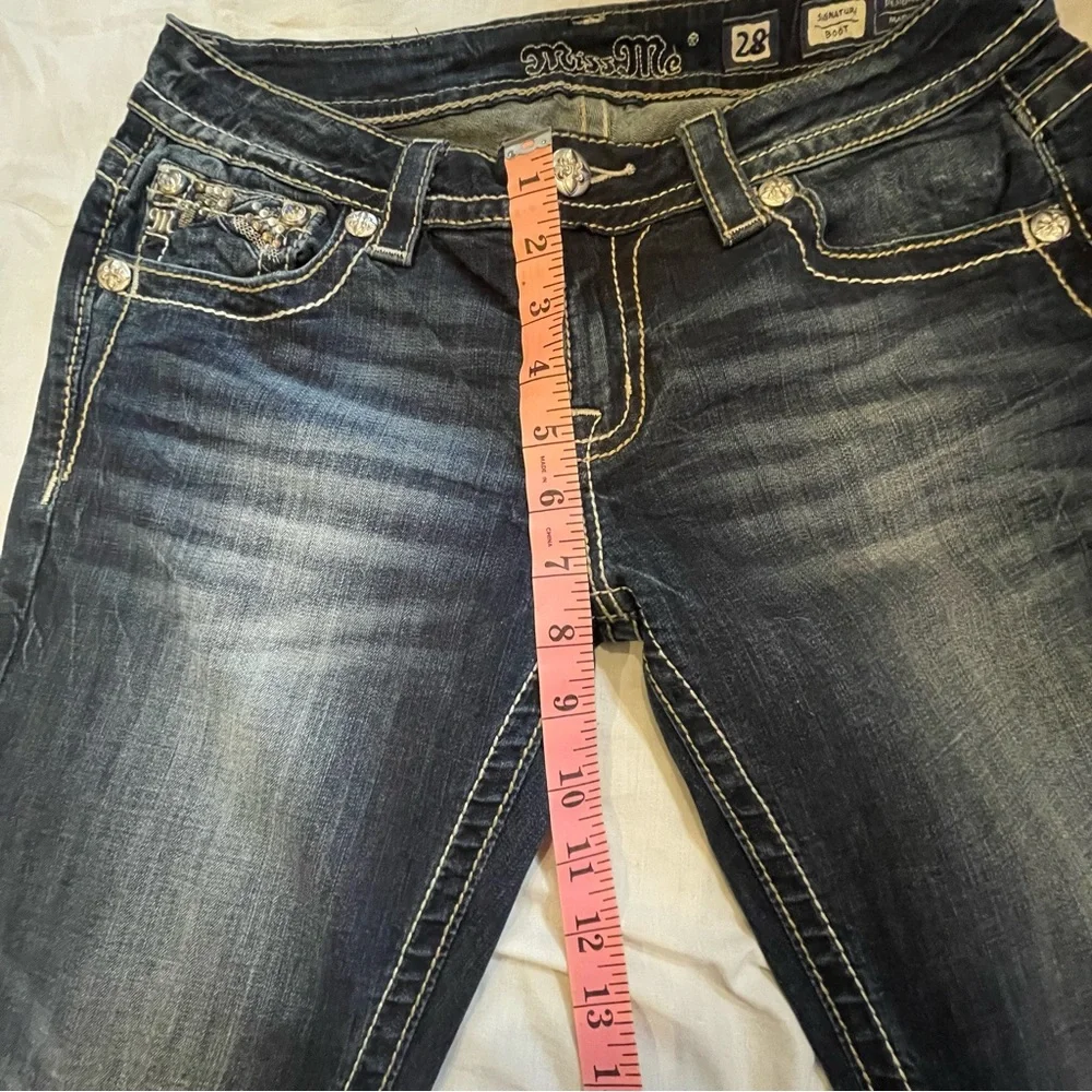 Miss me size 28 boot cut dark wash - Picture 8 of 11
